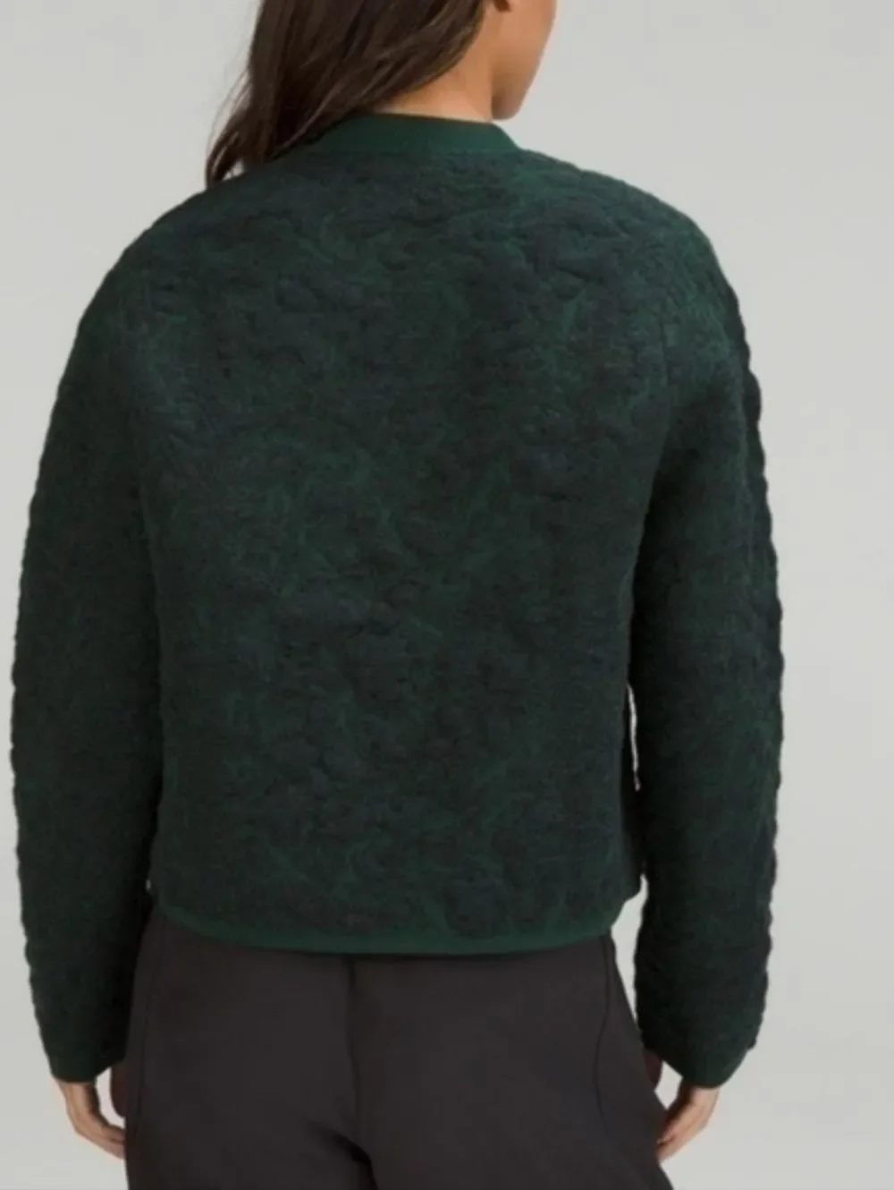 Lululemon Jacquard Multi-Texture Crew Neck Sweater Size 8
